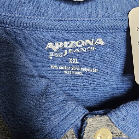 Men's Arizona Jeans Polo Shirt Size XXL. -- ITEM #1854 - Picture 3 of 3